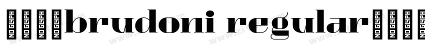 3601Brudoni Regular字体转换